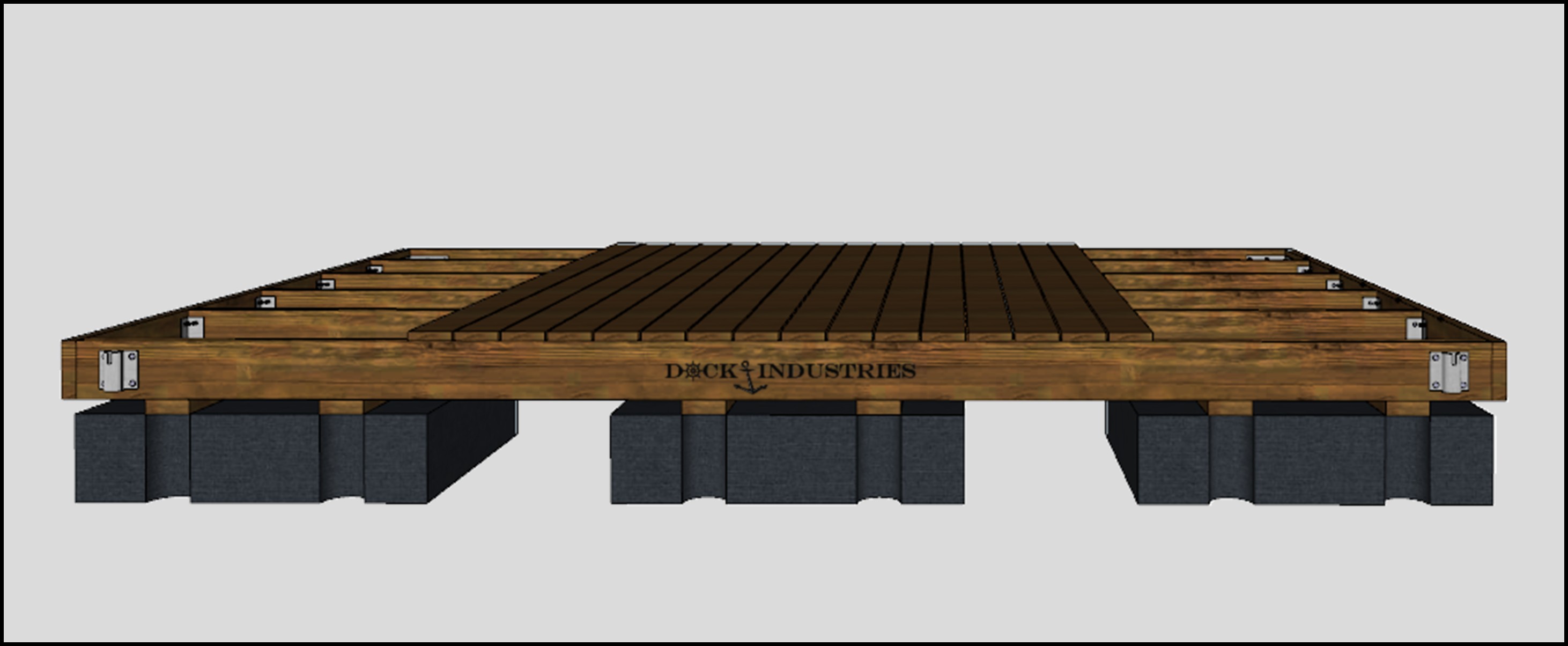 Heavy Duty dock kit 10'x16' - For posts