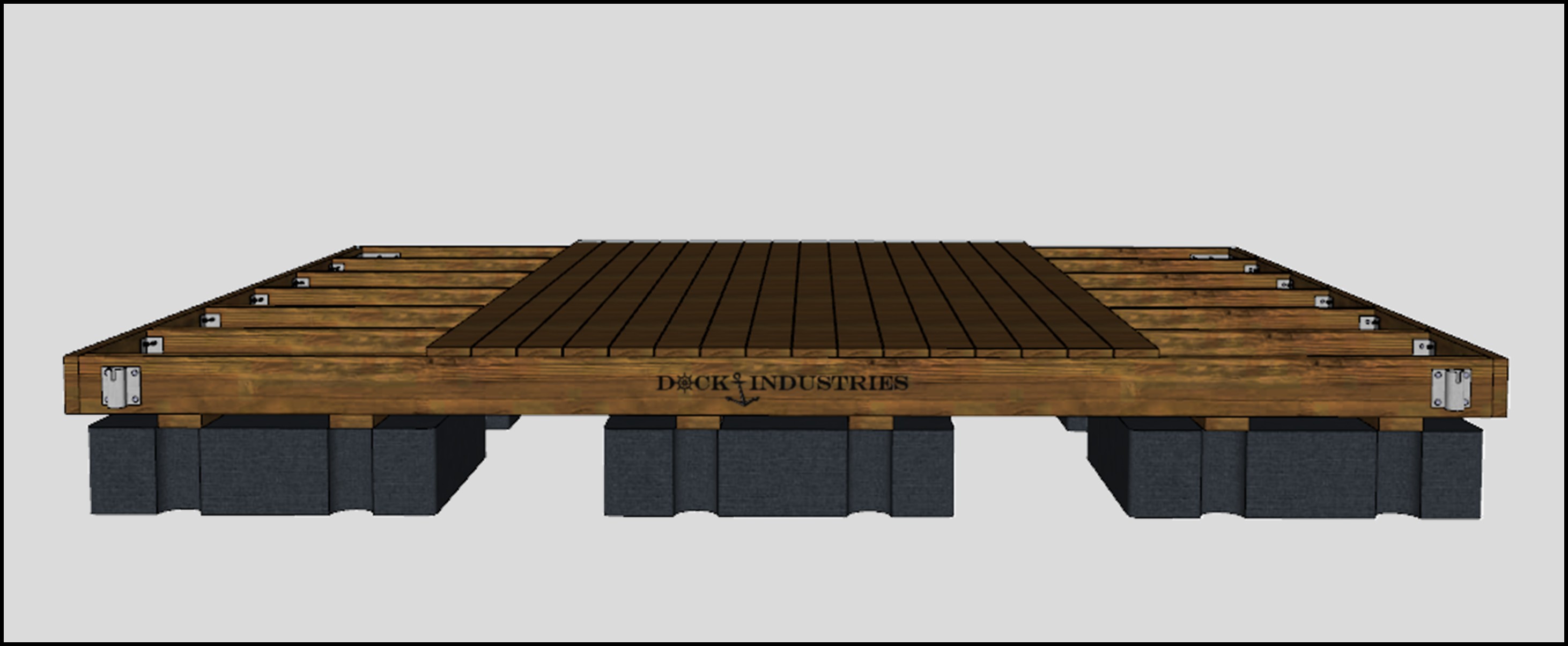 Heavy Duty dock kit 12'x16' - For posts