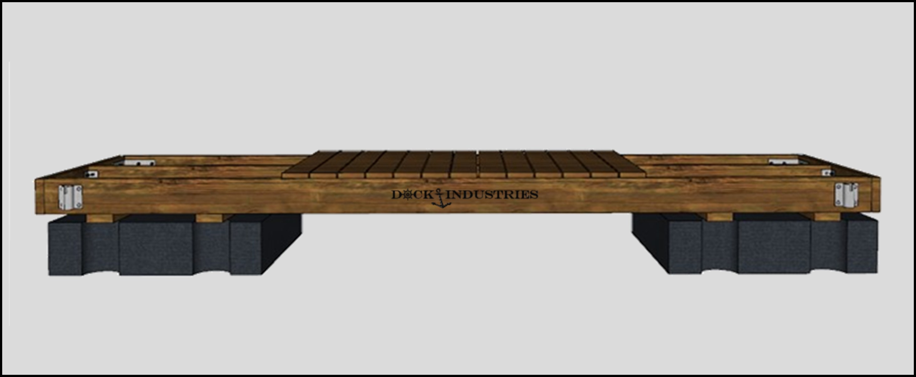Heavy Duty dock kit 4'x16' - For posts