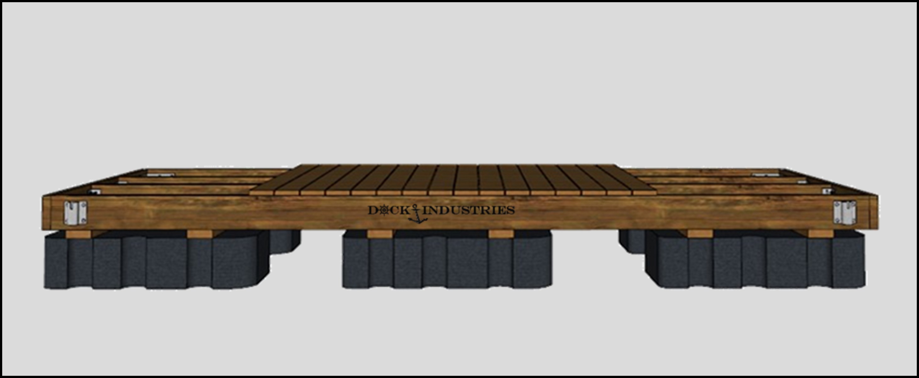 Heavy Duty dock kit 6'x16' - For posts