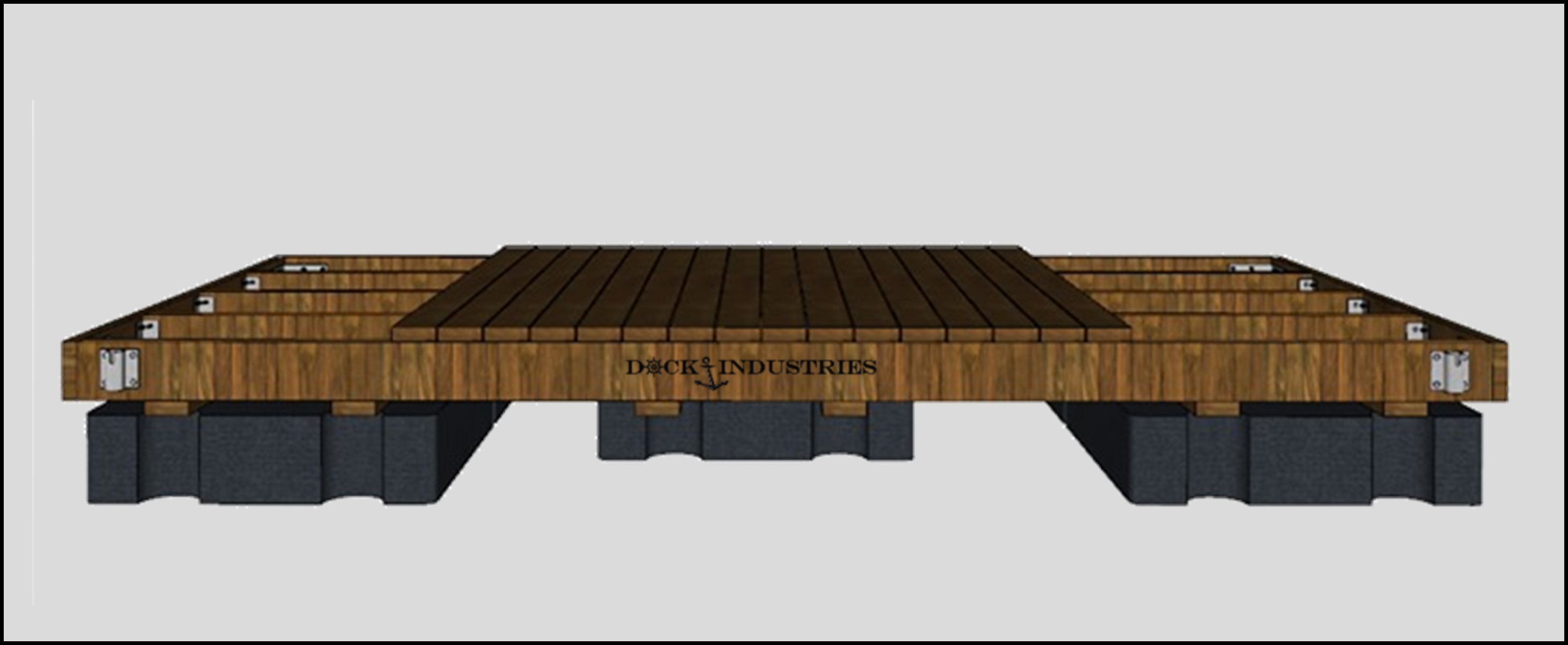 Heavy Duty dock kit 8'x16' - For posts