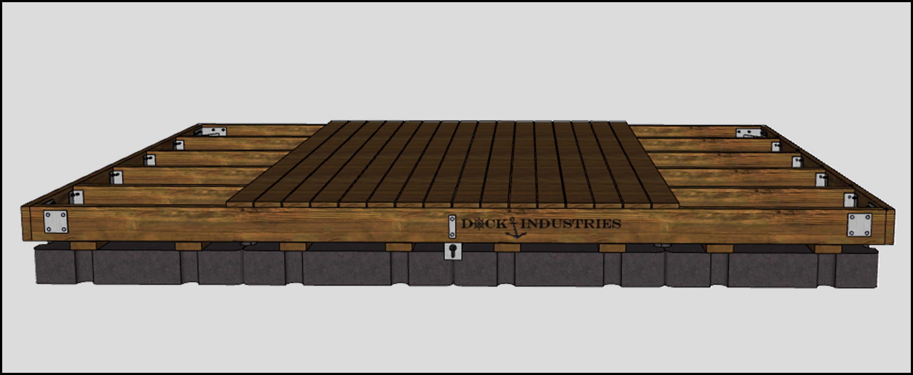Heavy Duty dock kit 10'x16'