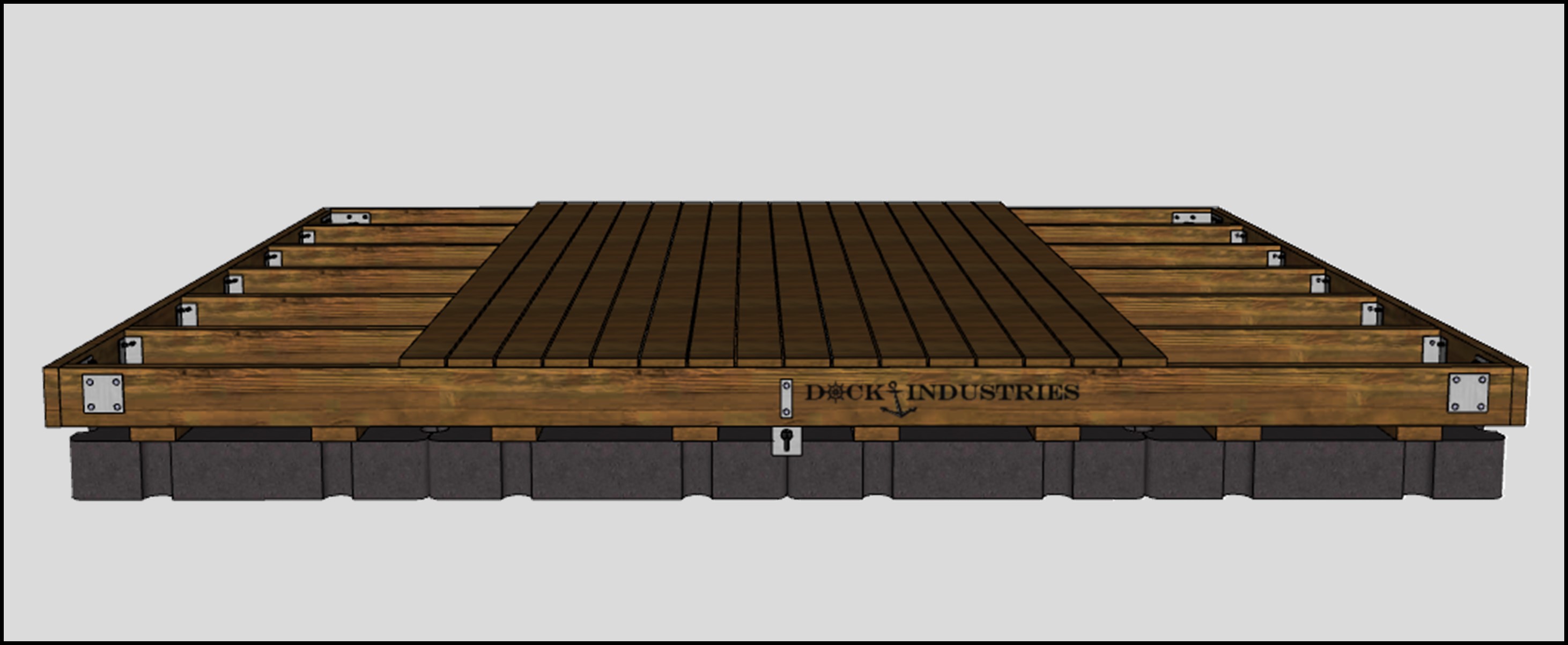 Heavy Duty dock kit 12'x16'