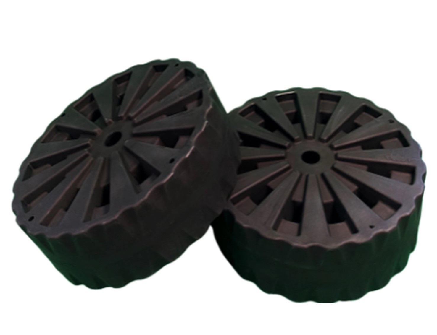 Ensemble de 2 roues de quai 24'' - 1500 lbs - Eagle Wheels - Heavy Duty - 9003-2