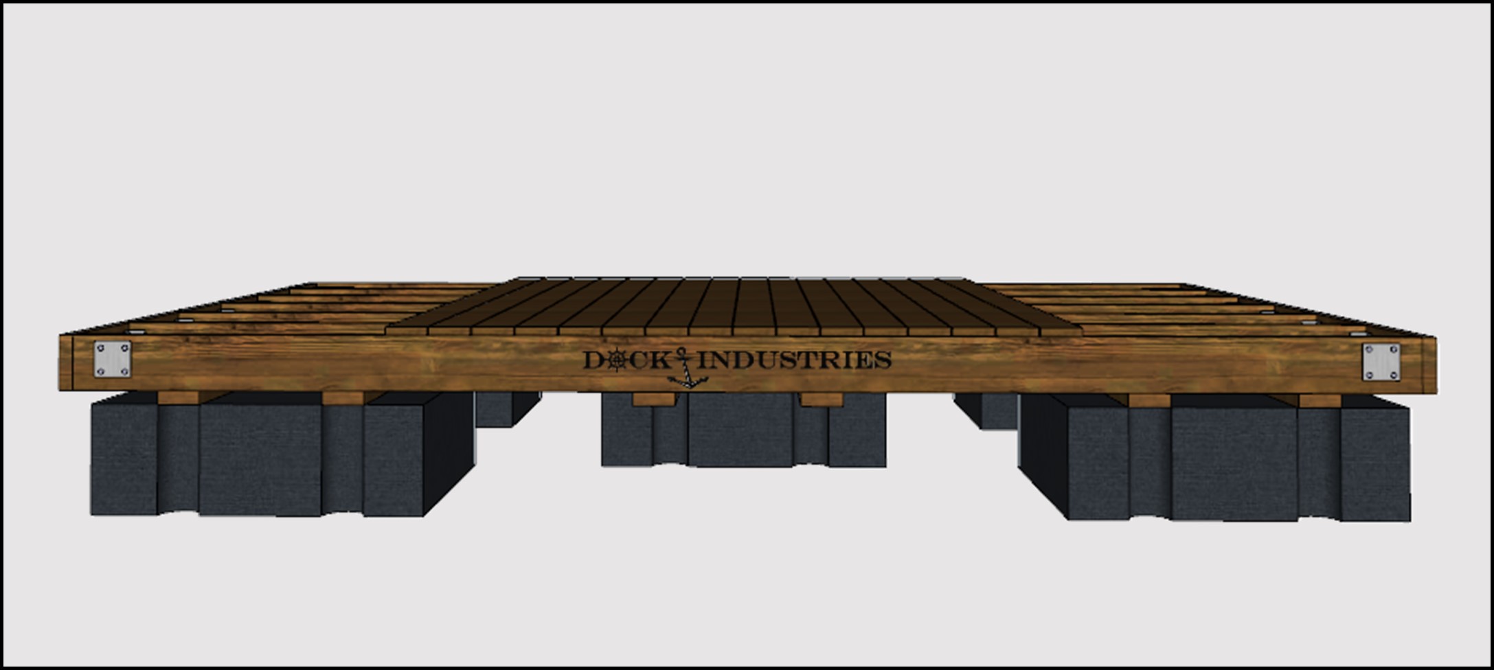 Heavy Duty dock kit 12'x16' - Unanchored