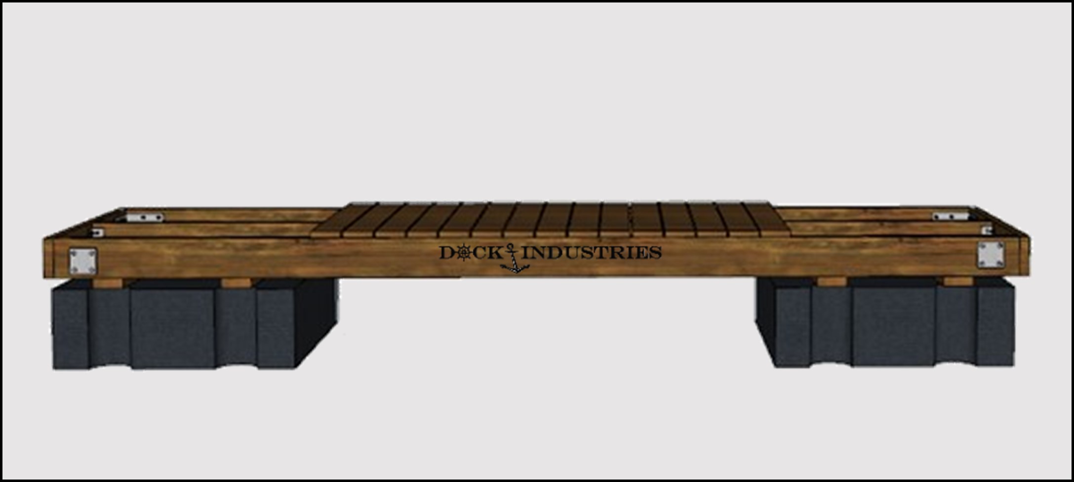Heavy Duty dock kit 4'x16' - Unanchored