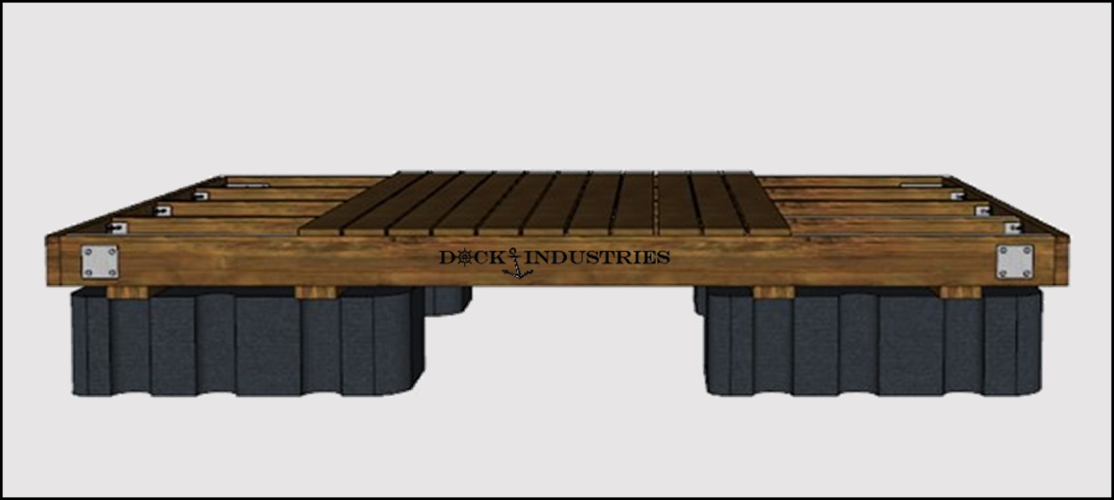Heavy Duty dock kit 8'x12' - Unanchored